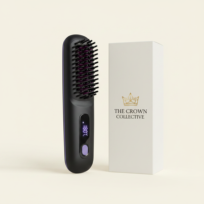 Crown Glide™ - Heated Hair Straightening Brush