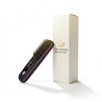 Crown Glide™ - Heated Hair Straightening Brush
